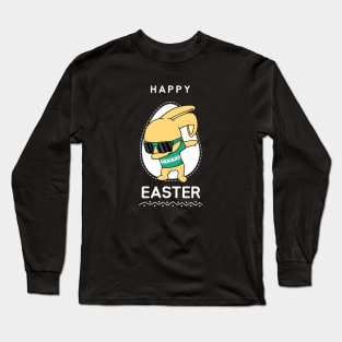 Happy Easter Dabbing Bunny Long Sleeve T-Shirt